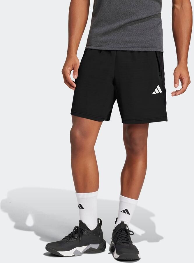 Adidas Perfor ce Short TR-ES WV MEL S Trainingsshorts gemêleerd licht & ade d (1-delig) - Foto 3