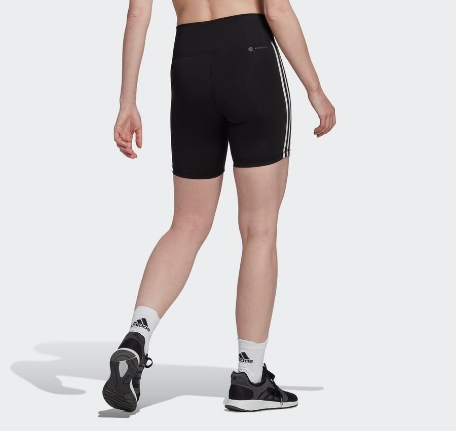 Adidas Originals Dames Essentials 3-Stripes High-Waisted Training Shorts Black Dames - Foto 4