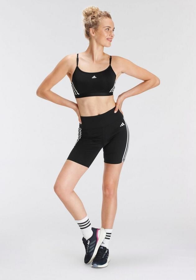 Adidas Originals Dames Essentials 3-Stripes High-Waisted Training Shorts Black Dames - Foto 8