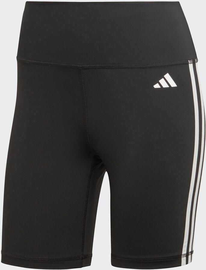 Adidas Originals Dames Essentials 3-Stripes High-Waisted Training Shorts Black Dames - Foto 7