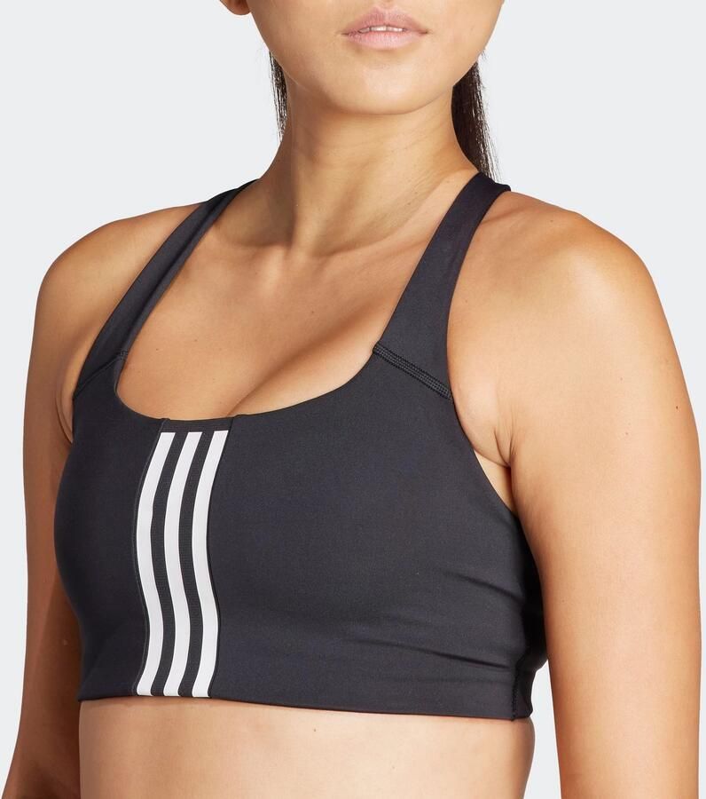 Adidas Performance Powerimpact Training Medium-Support 3-Stripes Beha - Foto 4