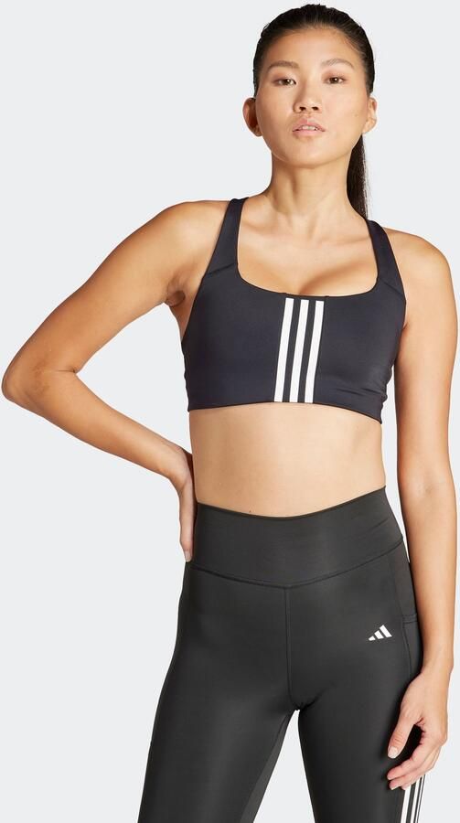 Adidas Performance Powerimpact Training Medium-Support 3-Stripes Beha - Foto 7