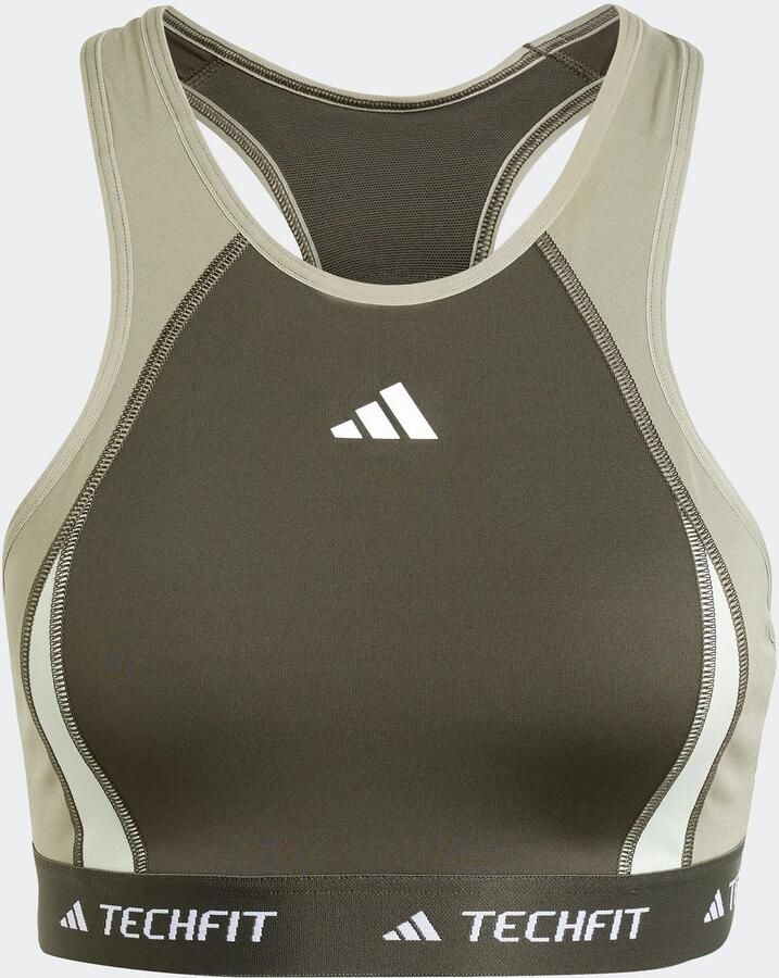 Adidas TECHFIT Medium-Support High-Neck Colorblock Beha - Foto 2