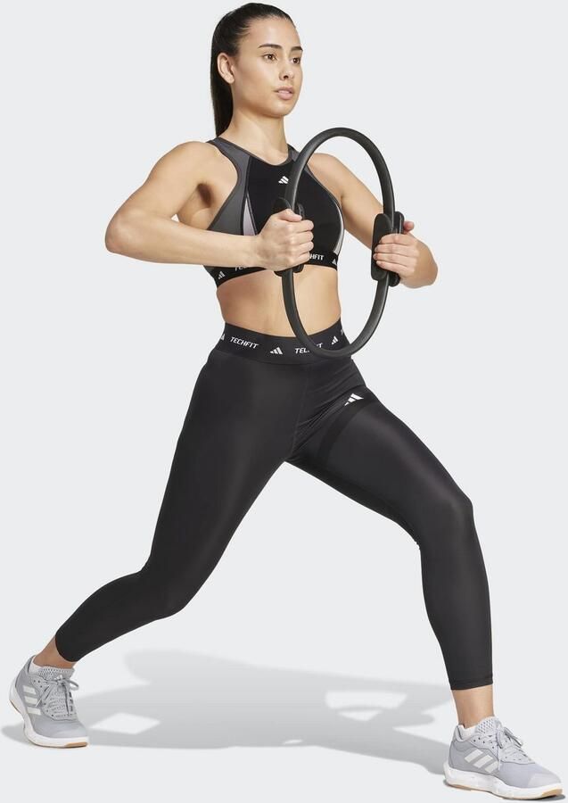 Adidas TECHFIT Medium-Support High-Neck Colorblock Beha - Foto 4