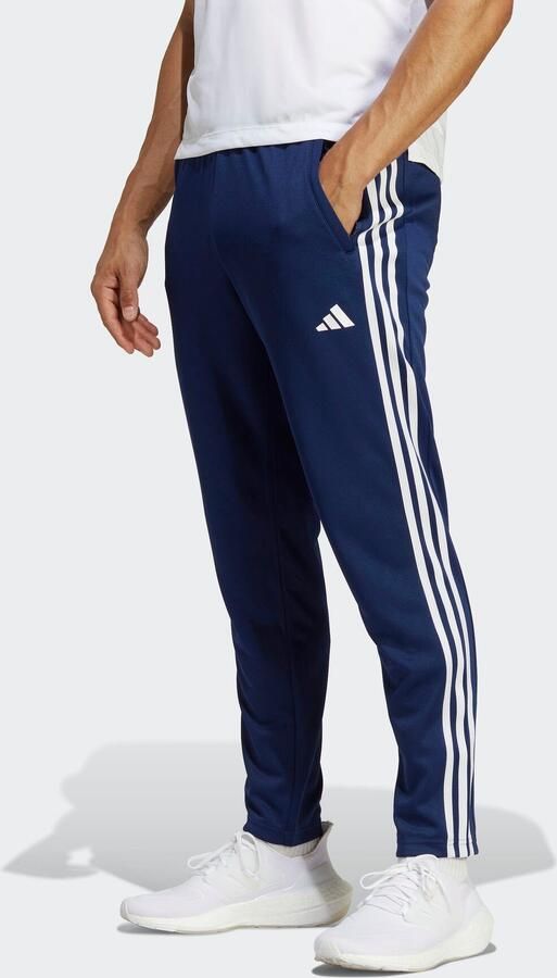 Adidas Train Essentials 3-Stripes Training Broek Blauw- Heren Blauw - Foto 6