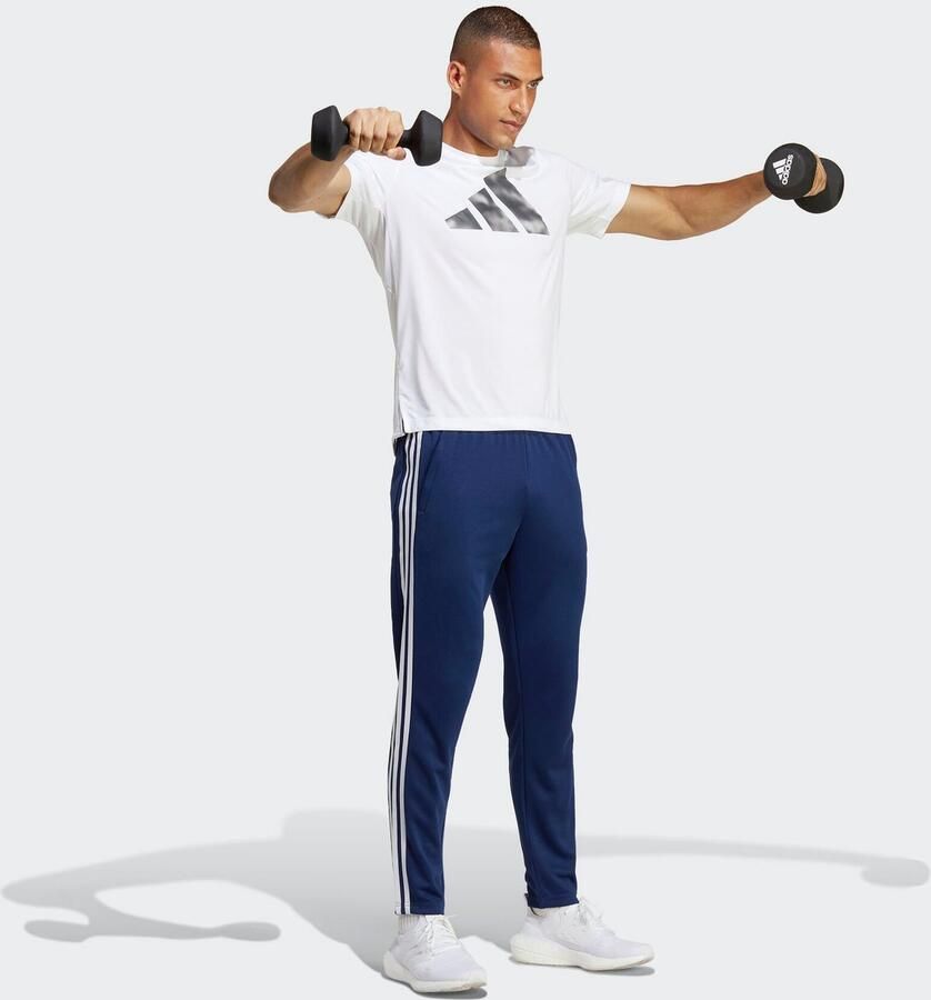 Adidas Train Essentials 3-Stripes Training Broek Blauw- Heren Blauw - Foto 2