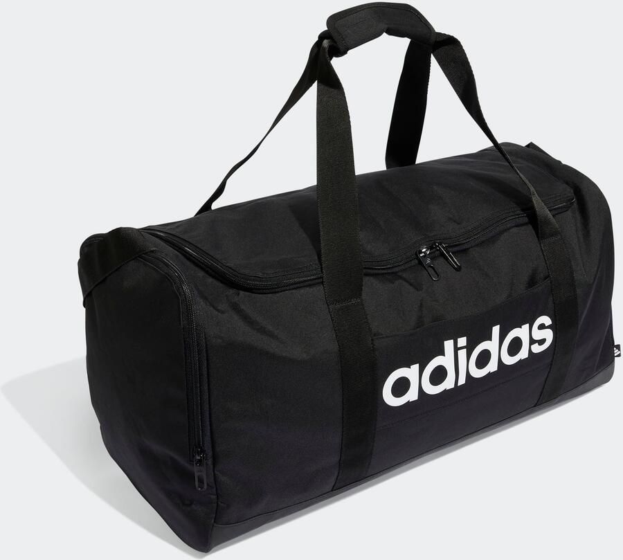 Adidas Originals Linear Duffel M Unisex Sporttassen & Gymbags zwart Maat ONE SIZE Accessoires - Foto 6