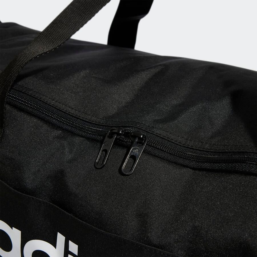 Adidas Originals Linear Duffel M Unisex Sporttassen & Gymbags zwart Maat ONE SIZE Accessoires