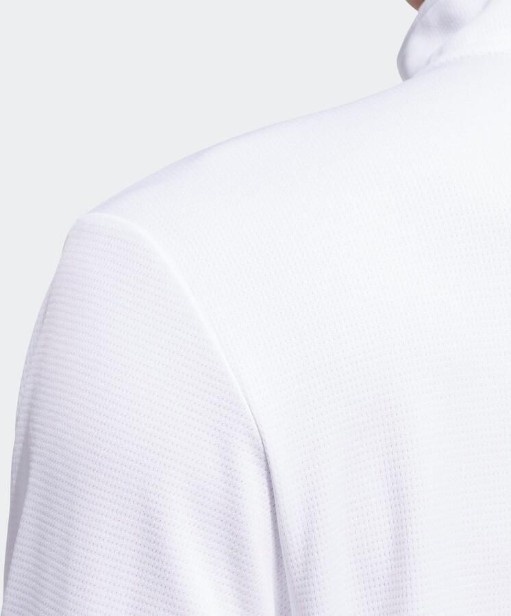 Adidas Lichtgewicht Top met Halflange Rits Wit- Heren Wit - Foto 2