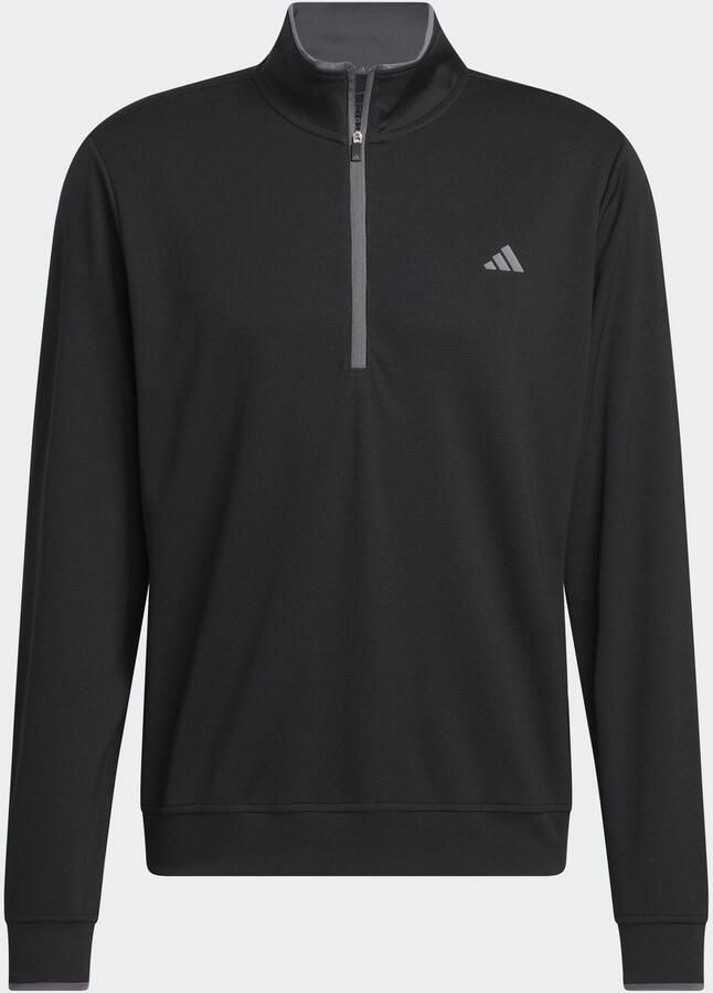 Adidas Lichtgewicht Top met Halflange Rits Zwart- Heren Zwart - Foto 4