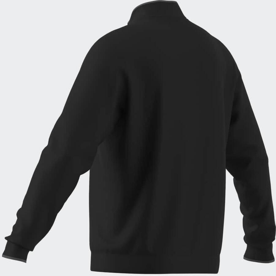 Adidas Lichtgewicht Top met Halflange Rits Zwart- Heren Zwart