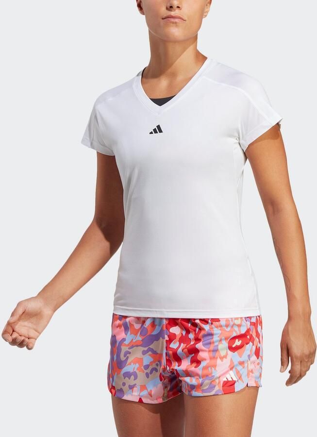 Adidas Performance T-shirt AEROREADY TRAIN ESSENTIALS MINIMAL BRANDING V-NECK - Foto 4