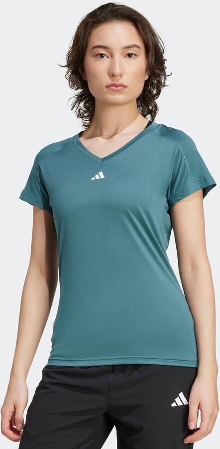 Adidas Performance T-shirt AEROREADY TRAIN ESSENTIALS MINIMAL BRANDING V-NECK - Foto 6