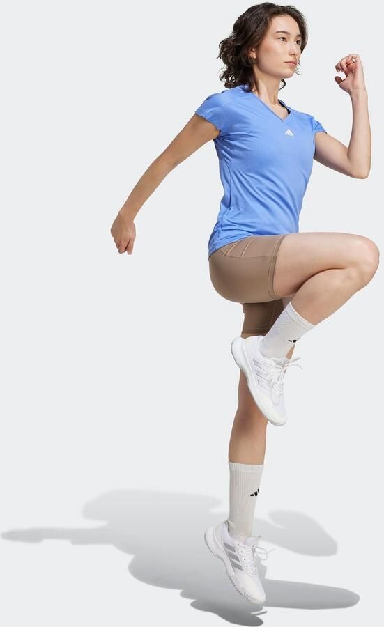 Adidas Perfor ce T-shirt AEROREADY TRAIN ESSENTIALS MINIMAL BRANDING V-NECK - Foto 4