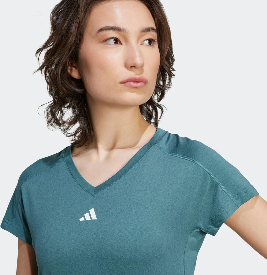 Adidas Performance T-shirt AEROREADY TRAIN ESSENTIALS MINIMAL BRANDING V-NECK - Foto 2