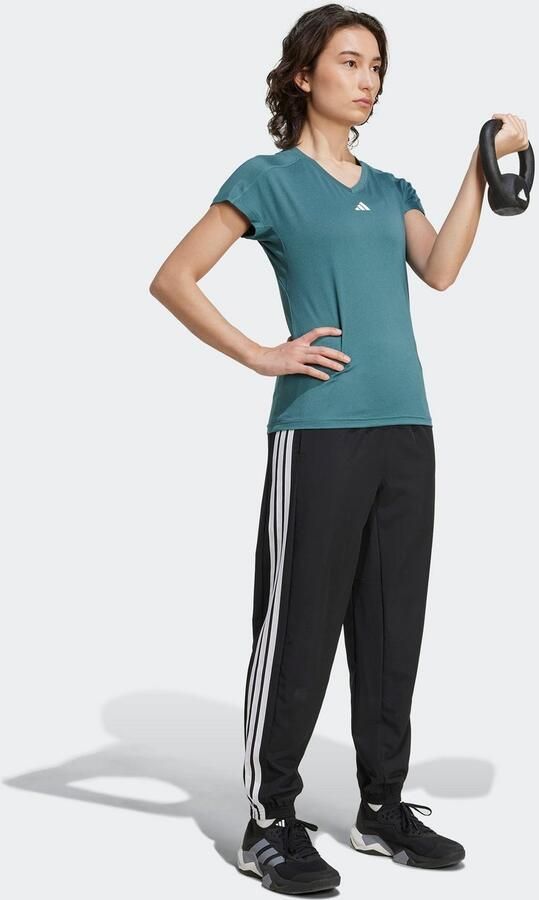 Adidas Performance T-shirt AEROREADY TRAIN ESSENTIALS MINIMAL BRANDING V-NECK - Foto 4