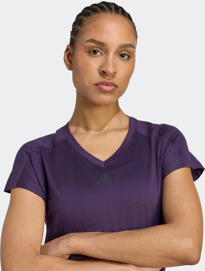 Adidas Performance T-shirt AEROREADY TRAIN ESSENTIALS MINIMAL BRANDING V-NECK - Foto 4