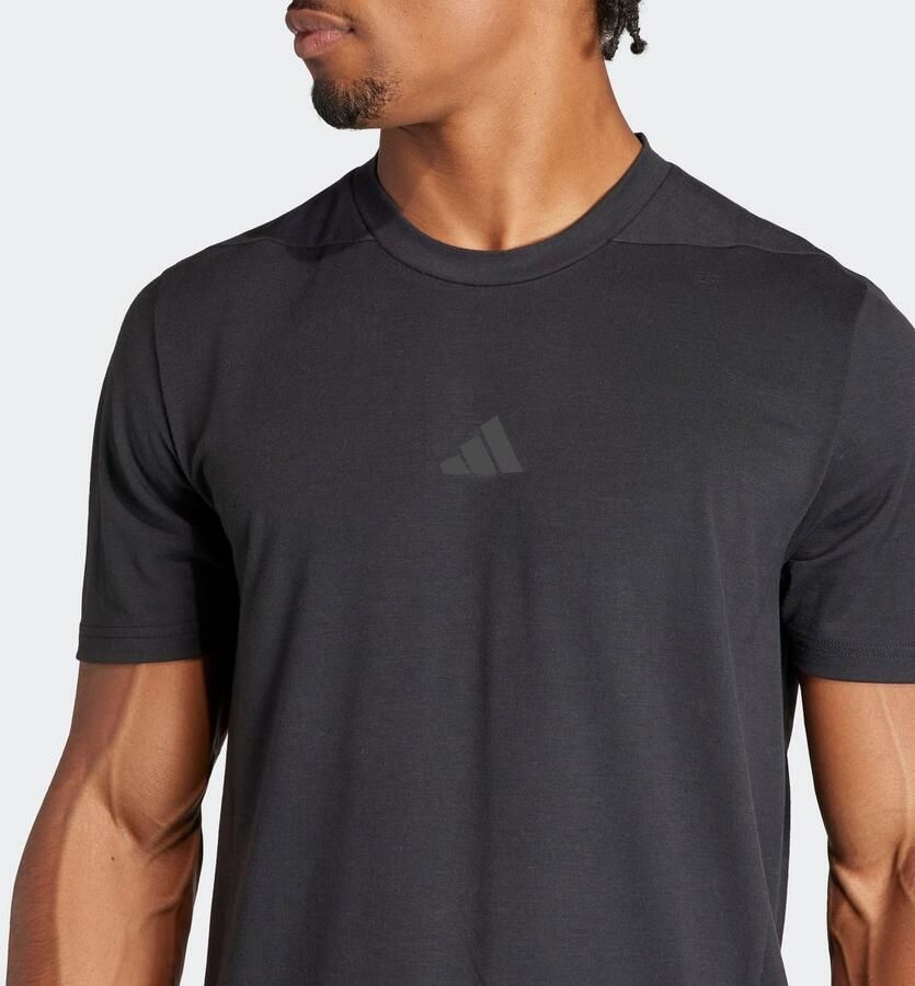 Adidas Designed for Training Workout T-shirt Zwart- Heren Zwart