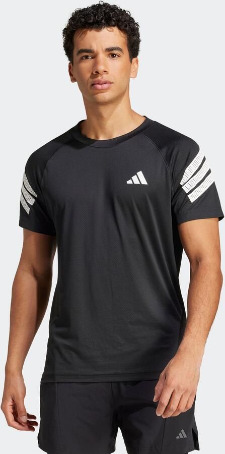 Adidas Icon 3-Stripes T-shirt Zwart- Heren Zwart