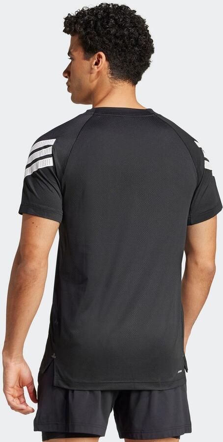 Adidas Icon 3-Stripes T-shirt Zwart- Heren Zwart - Foto 6