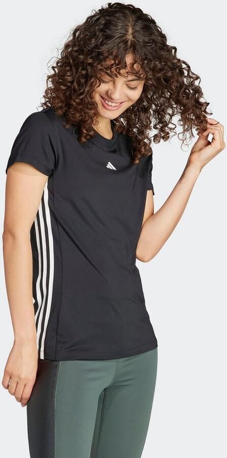 Adidas Hyperglam Short Sleeve T-Shirt Black- Dames Black - Foto 5