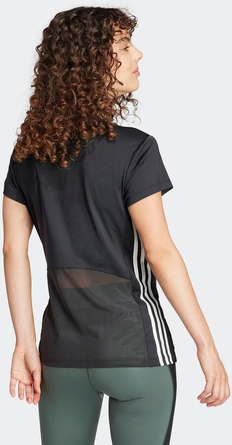 Adidas Hyperglam Short Sleeve T-Shirt Black- Dames Black - Foto 3