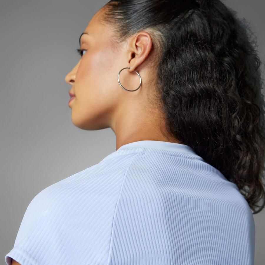 Adidas Hyperglam Slim T-Shirt Paars- Dames Paars - Foto 2