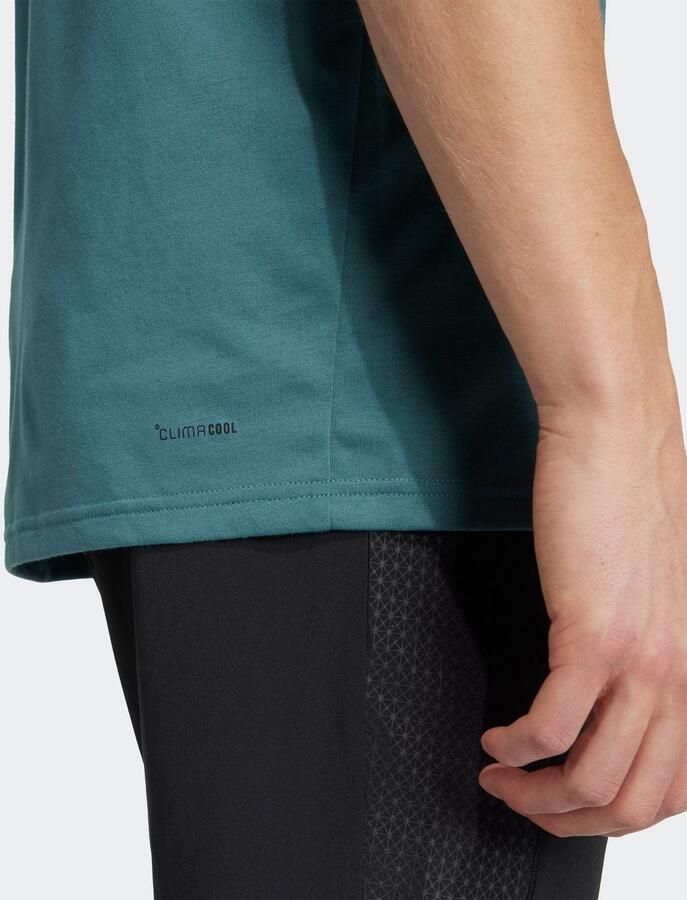 Adidas Perfor ce T-shirt M BOX LOGO G T Trainingsshirt met CLIMACOOL logo met camoprint - Foto 4