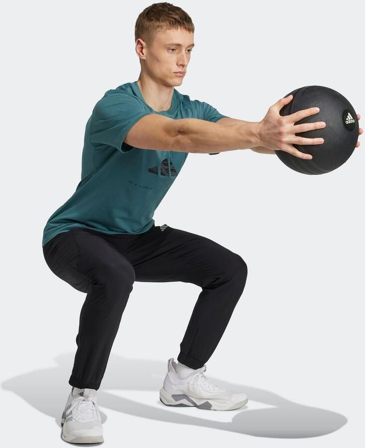 Adidas Perfor ce T-shirt M BOX LOGO G T Trainingsshirt met CLIMACOOL logo met camoprint - Foto 2