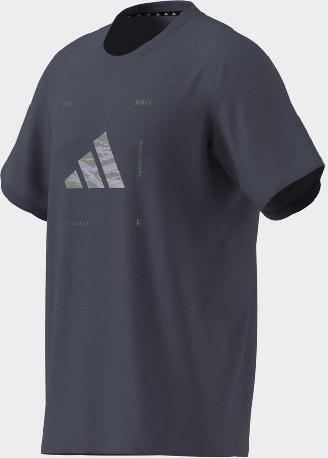 Adidas Perfor ce T-shirt M BOX LOGO G T Trainingsshirt met CLIMACOOL logo met camoprint - Foto 5