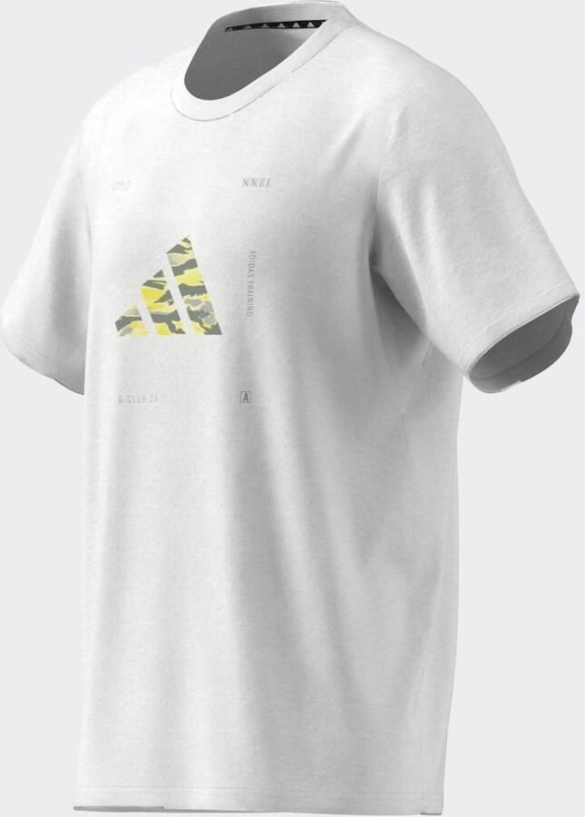 Adidas Performance T-shirt M BOX LOGO G T Trainingsshirt met CLIMACOOL logo met camoprint - Foto 3