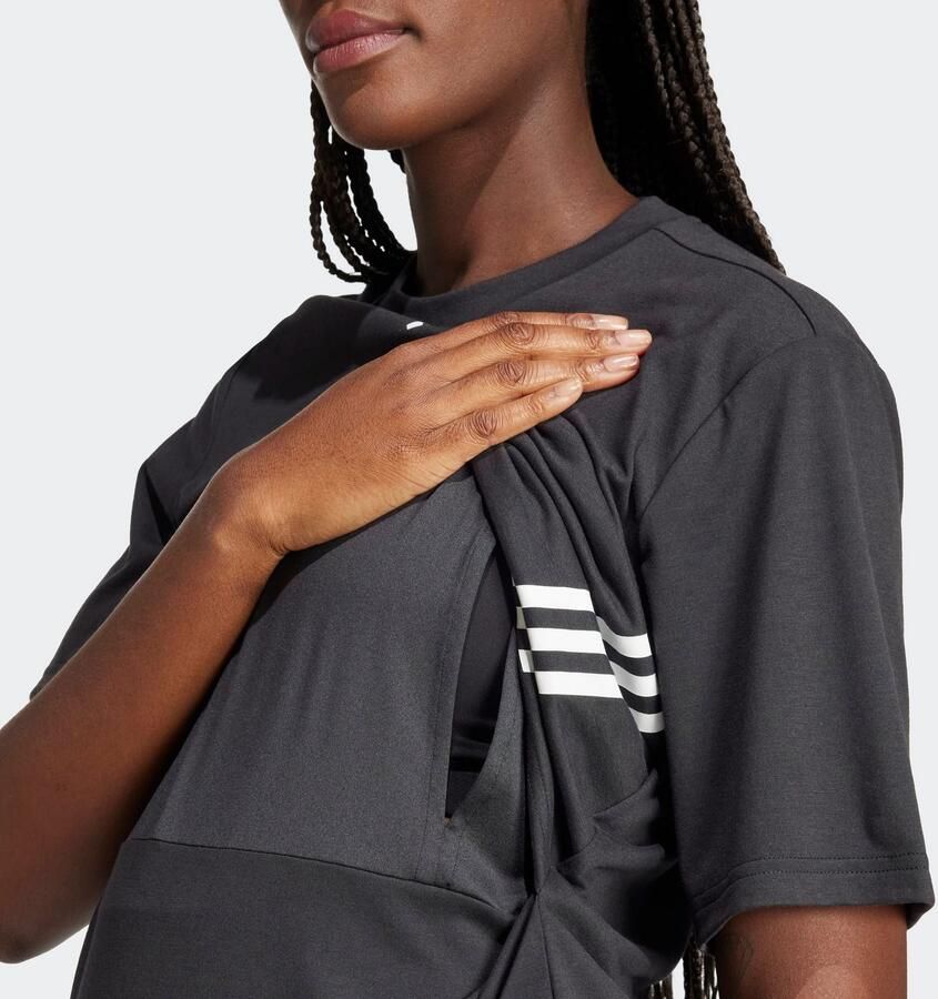 Adidas Performance T-shirt MAT TEE Trainingsshirt voor de zwangerschap