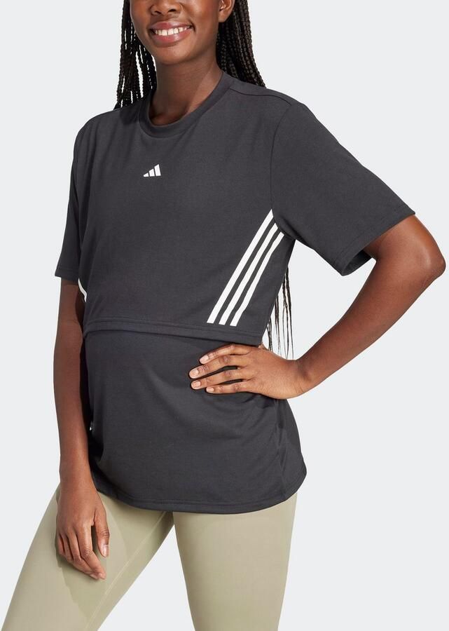 Adidas Performance T-shirt MAT TEE Trainingsshirt voor de zwangerschap - Foto 5