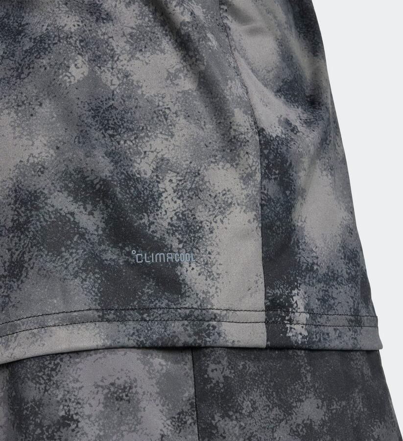 Adidas Performance T-shirt SEA AOP TEE Trainingsshirt met CLIMACOOL alloverprint