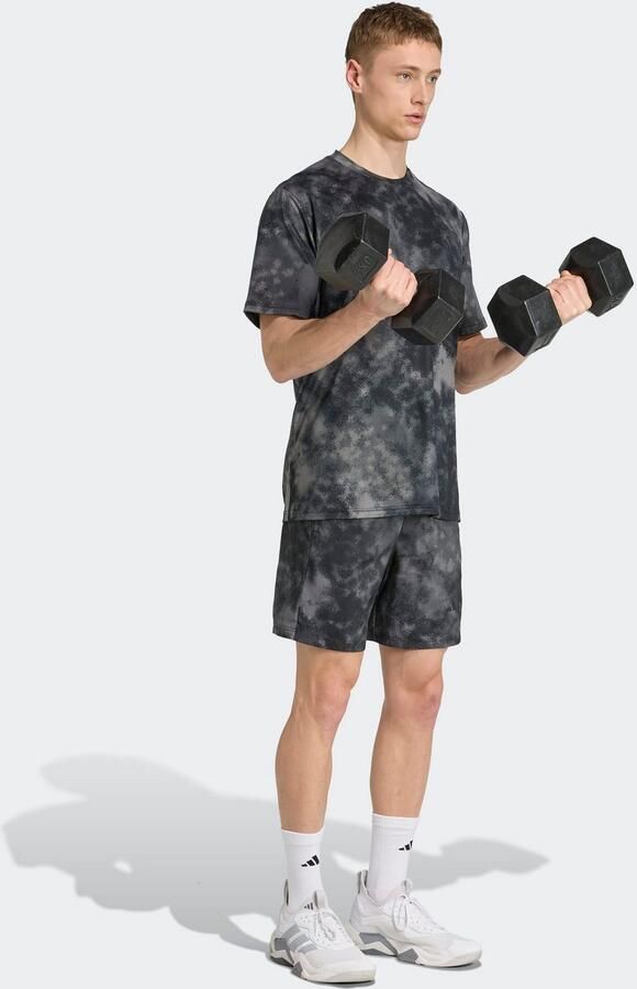 Adidas Performance T-shirt SEA AOP TEE Trainingsshirt met CLIMACOOL alloverprint - Foto 5