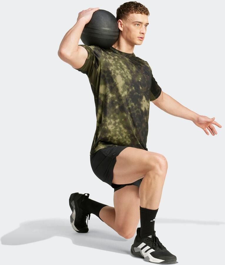 Adidas Perfor ce T-shirt SEA AOP TEE Trainingsshirt met CLIMACOOL alloverprint - Foto 3