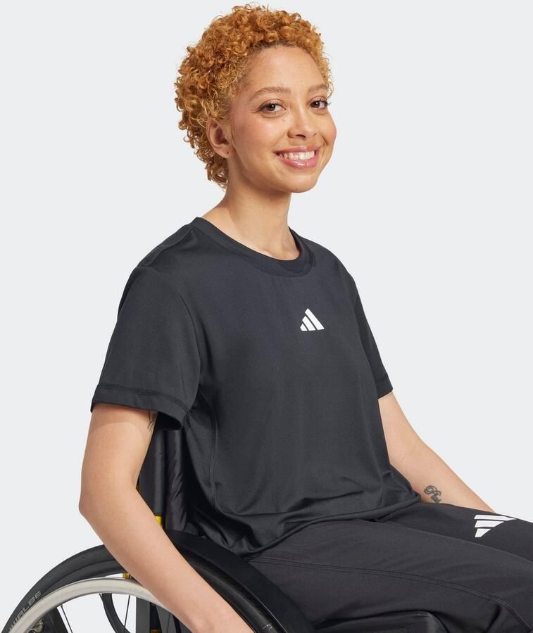 Adidas Performance T-shirt WTR ADAPT T Trainingsshirt speciaal ontworpen voor rolstoelsporters - Foto 12