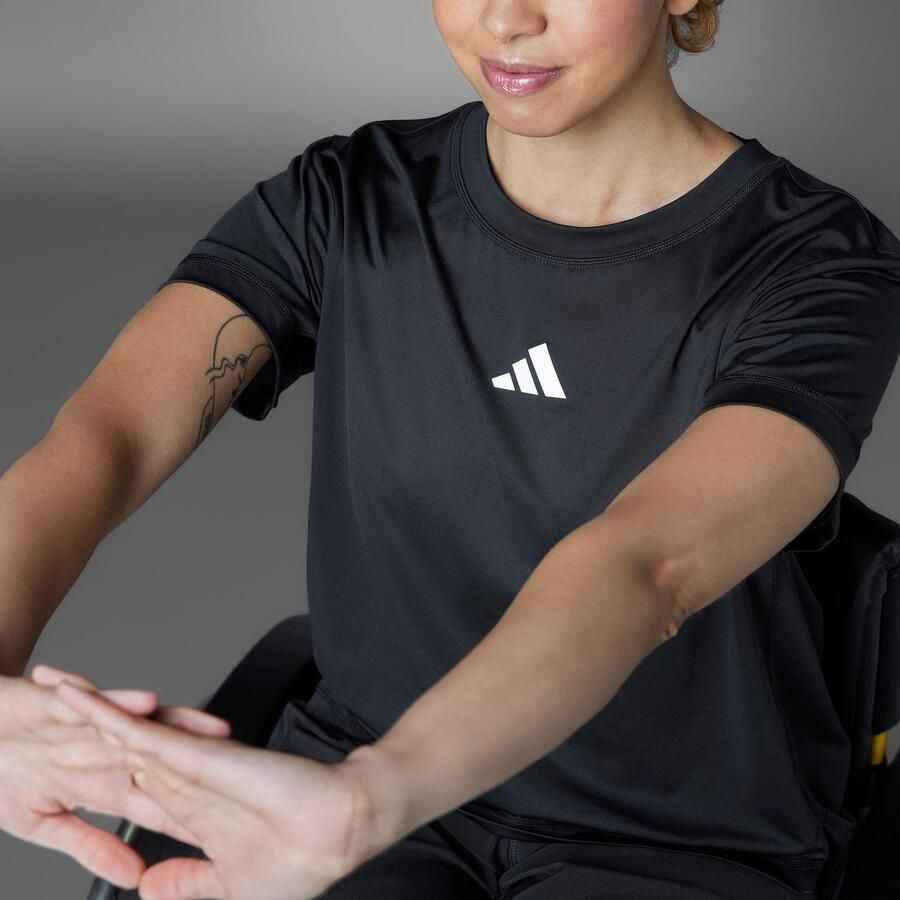 Adidas Performance T-shirt WTR ADAPT T Trainingsshirt speciaal ontworpen voor rolstoelsporters - Foto 2