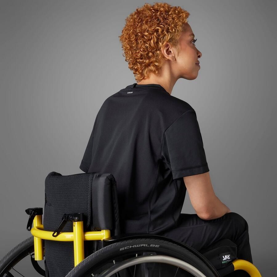 Adidas Performance T-shirt WTR ADAPT T Trainingsshirt speciaal ontworpen voor rolstoelsporters - Foto 4