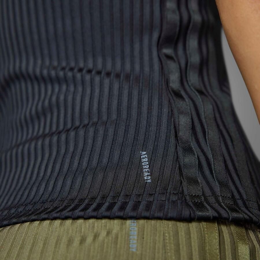 Adidas All Gym Seasonal Rib Tight Fit Tonal 3-Stripes Tanktop - Foto 4