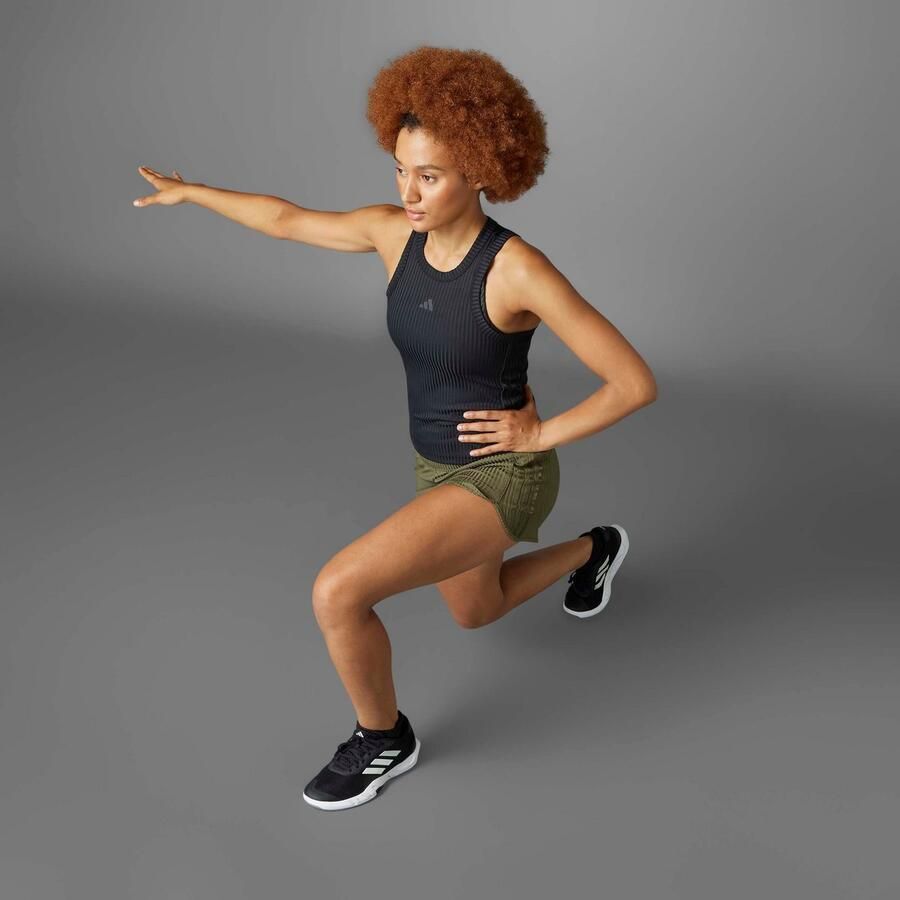 Adidas All Gym Seasonal Rib Tight Fit Tonal 3-Stripes Tanktop - Foto 5