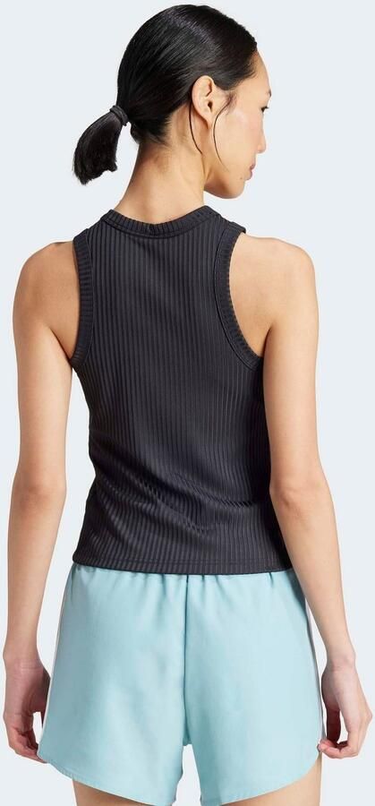 Adidas All Gym Seasonal Rib Tight Fit Tonal 3-Stripes Tanktop - Foto 17