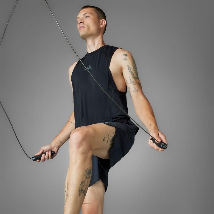 Adidas Designed-for-Training Intensity Tanktop Zwart- Heren Zwart - Foto 4