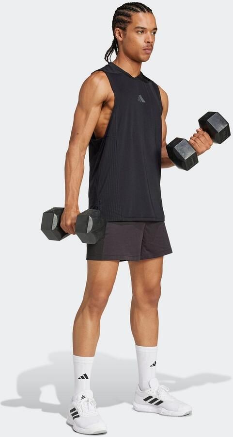Adidas Designed-for-Training Intensity Tanktop Zwart- Heren Zwart - Foto 13