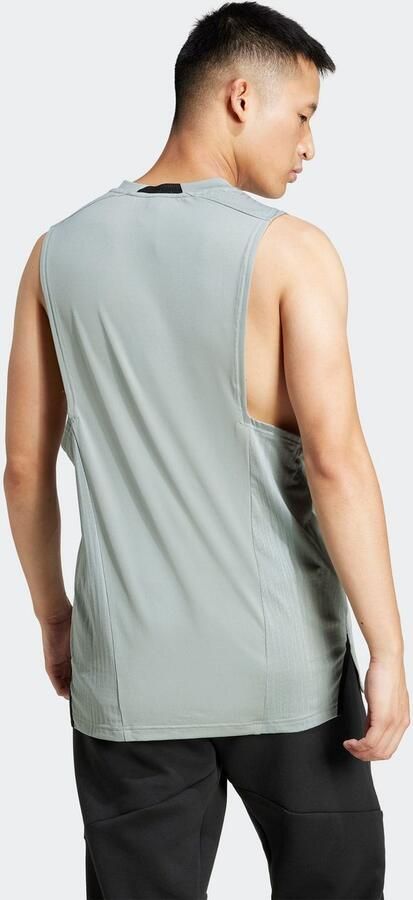 Adidas Designed-for-Training Intensity Tanktop Groen- Heren Groen - Foto 5