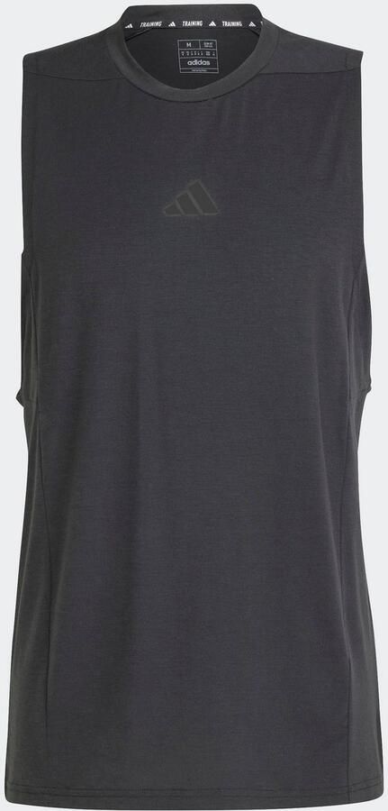 Adidas Designed for Training Workout Tanktop Zwart- Heren Zwart - Foto 6