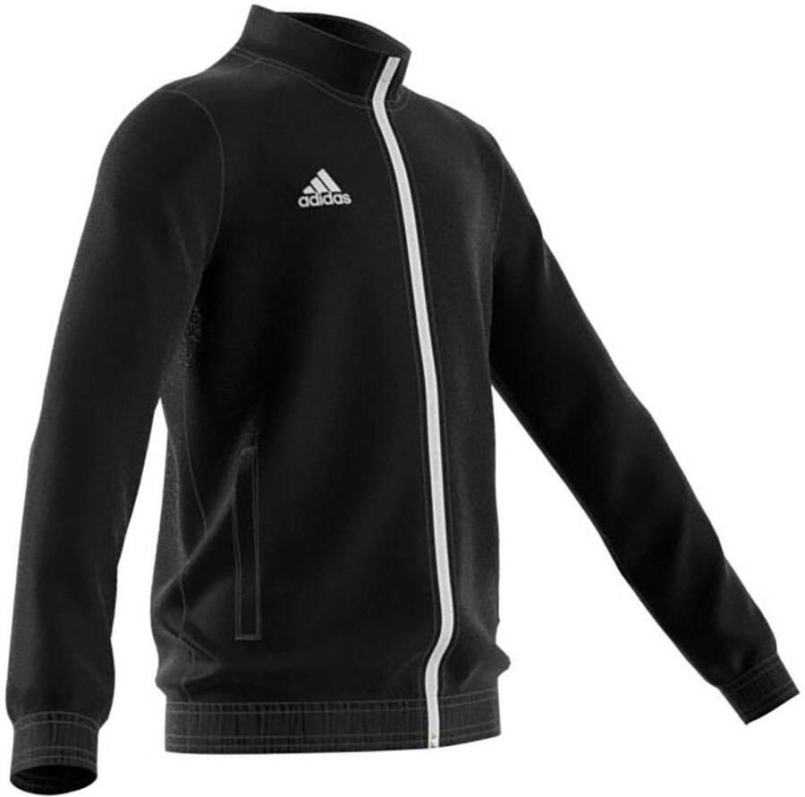 Adidas Perfor ce Junior sportvest zwart wit Polyester Opstaande kraag 152 - Foto 2
