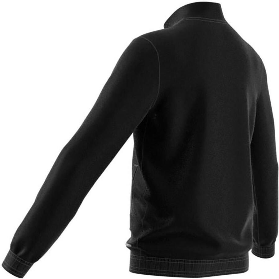 Adidas Perfor ce Junior sportvest zwart wit Polyester Opstaande kraag 152