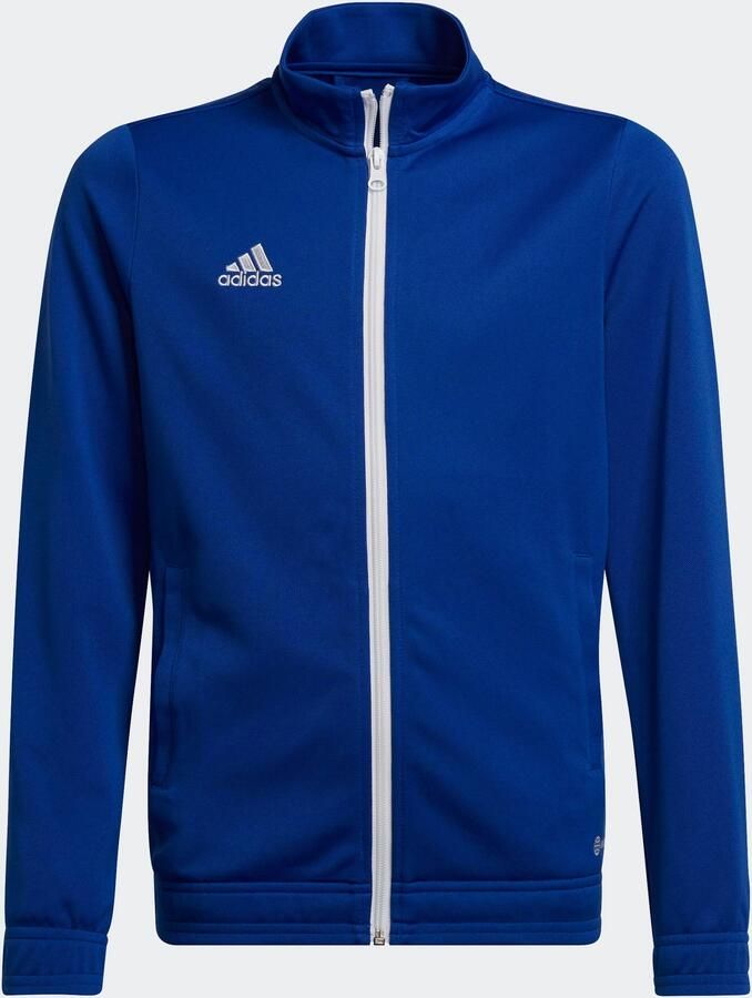 Adidas Performance Junior sportvest blauw wit Jongens Meisjes Gerecycled polyester Opstaande kraag 116 - Foto 4