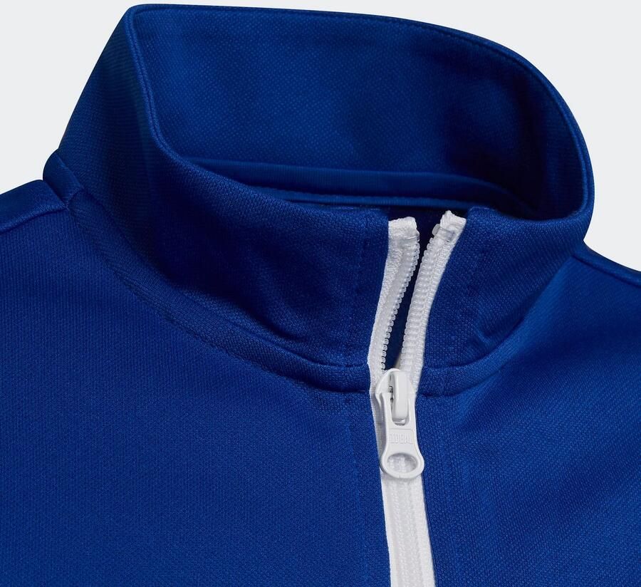 Adidas Performance Junior sportvest blauw wit Jongens Meisjes Gerecycled polyester Opstaande kraag 116 - Foto 3